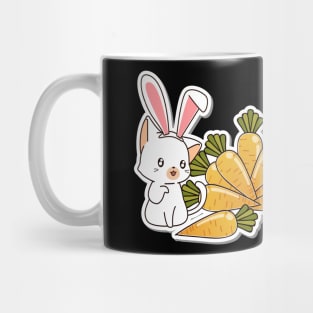 Cute Cats and Easter Day Sticker Mug